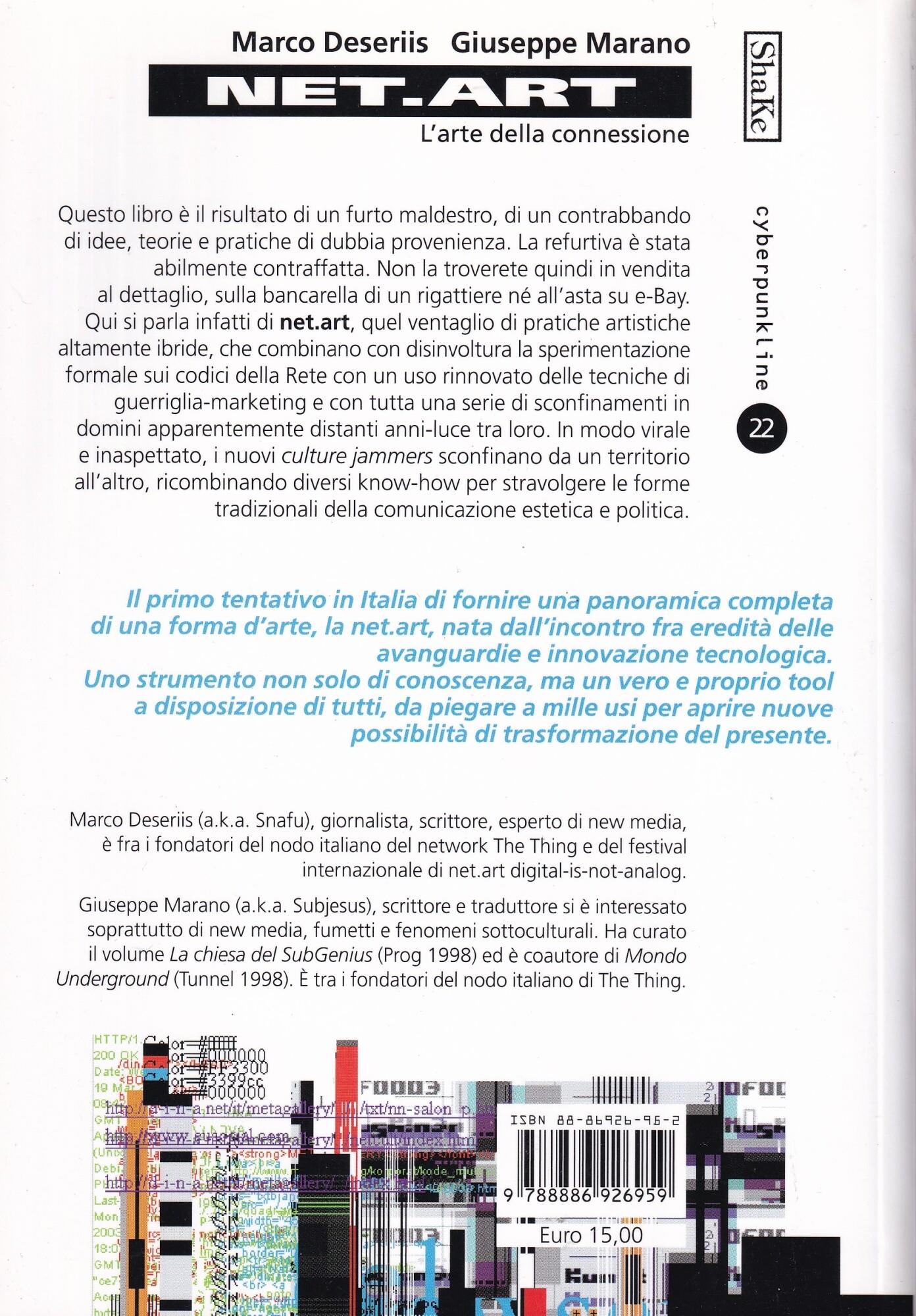 Net.art. Culture di rete e attivismo digitale