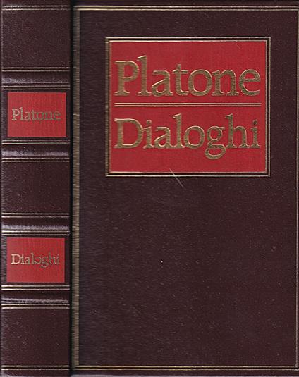 Dialoghi. Eutifrone, Apologia di Socrate, Critone, Fedone, Assioco, Jone, Menone, Alcibiade, Convito, Parmenide, Timeo, Fedro - Platone - copertina