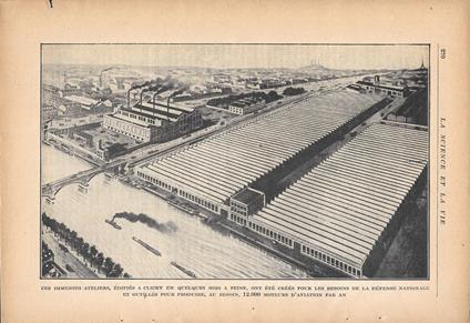 Atelier de moteurs d'aviation a Clichy - Immagine 1920 - copertina