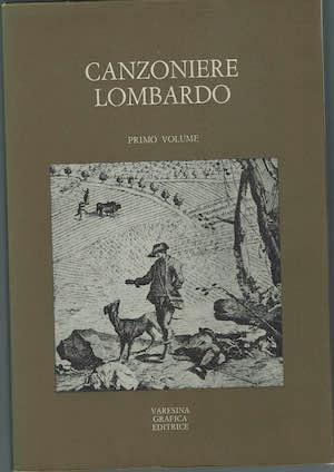 Canzoniere lombardo primo volume - copertina