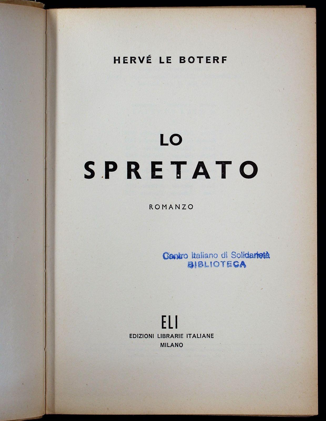 Lo Spretato
