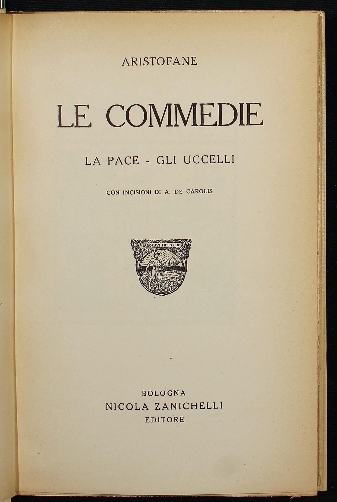 Commedie. Vol Iii