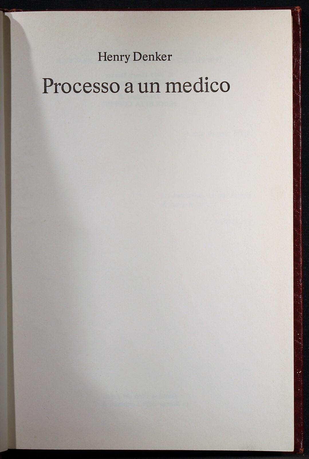 Processo A Un Medico