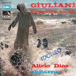 Giuliani - Concerto In La - Vinile 7'' di Alirio Díaz