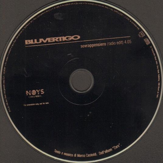 Sovrappensiero - CD Audio di Bluvertigo