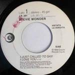 Stevie Wonder / Rodolfo Banchelli: I Just Called To Say I Love You / Un Uomo Per Te