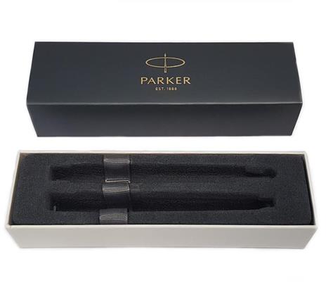Set regalo Parker Gift Set DUO. Jotter Stainless Steel CT Penna a Sfera M + Stilografica M - 5