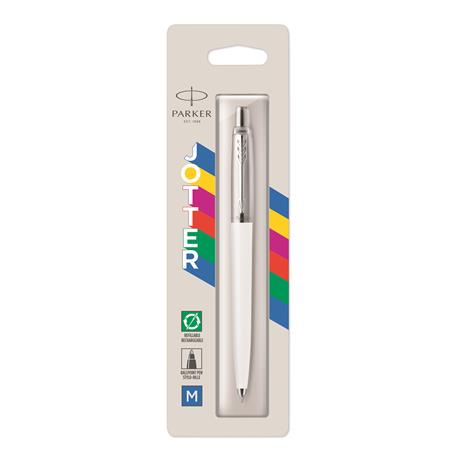 Penna Jotter Original plastic sfera M- WHITE in Blister - 9