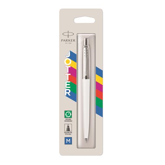 Penna Jotter Original plastic sfera M- WHITE in Blister - 9