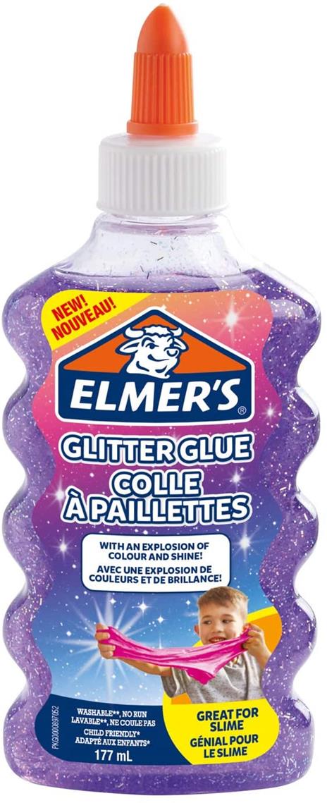 Colla glitterata liquida per Slime Elmer's Verde - 177 ml - 6
