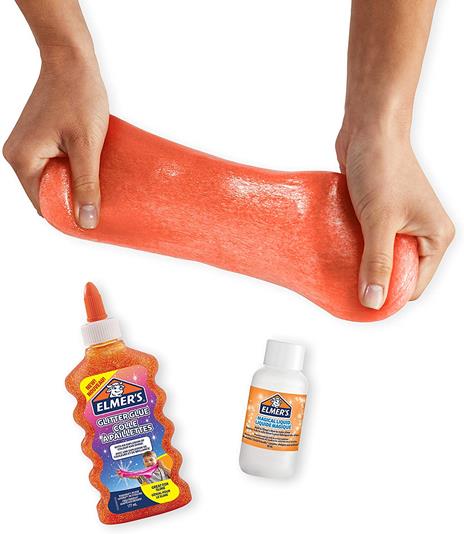 Colla glitterata liquida per Slime Elmer's Arancione - 177 ml - 3