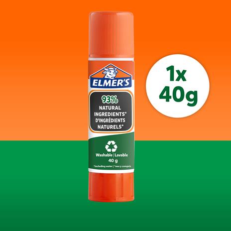 Colla stick Elmer's Pure School, lavabile e a misura di bambino 40g, 1 Pezzo - 6