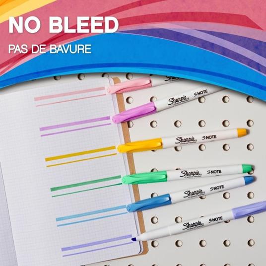 Pennarelli Sharpie S-NOTE in 4 colori - 5