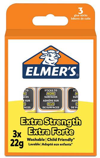 Colla stick Elmer'd Ultra Forte, Per carta, legno, ceramica, tessuti e altro ancora,3 pezzi