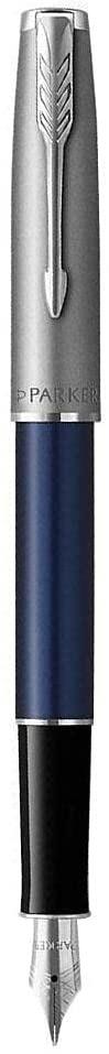 Parker Sonnet Sandblasted Stainless Steel And Blue Lacquer Fountain Pen - 3