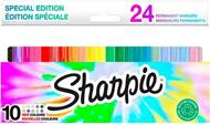 Marcatore SHARPIE in cartone sostenibile. Confezione da 24 Sharpie fine, colori assortiti