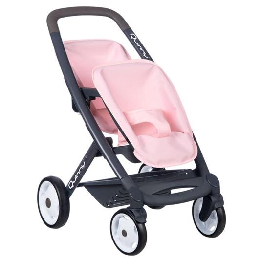 Smoby Passeggino Giocattolo Sportivo Bambole Gemelle Maxi-Cosi Rosa - 5