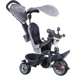 Smoby - Triciclo Baby Driver Plus Grigio - Bici Evolutiva Per Bambini Da 10 Mesi - Ruote Silenziose - Freno di Stazionamento