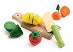 Wooden Box. Fruits And Vegetables