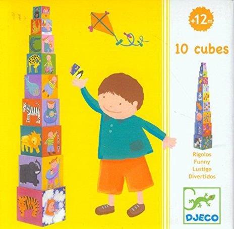 10 funny blocks. Cubi divertenti impilabili