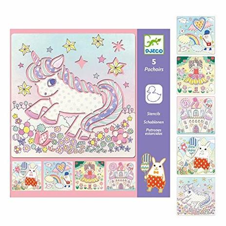 Kawaïland. Adesivi unicorno. Djeco DJ08862