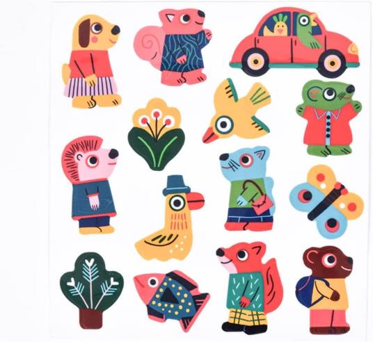 Animals - Small gifts for little ones - Stickers - 2