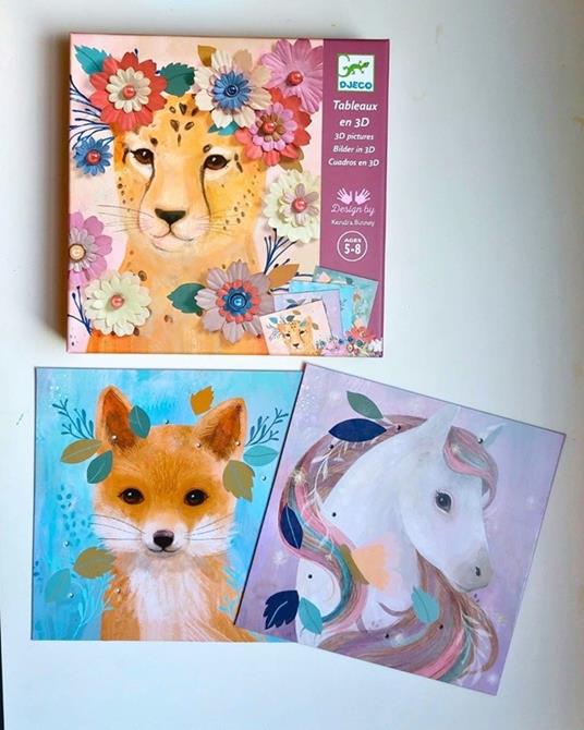 Quadri 3D - corone di fiori - 2