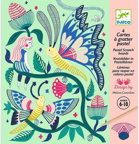 Fantasy garden - Small gifts for older ones - Scratch cards