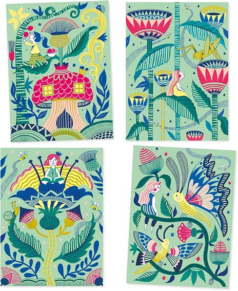 Fantasy garden - Small gifts for older ones - Scratch cards - 3