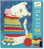 Woolly jumper  French knitting and pompoms