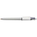 Penna a sfera Bic Shine 4 colori Silver