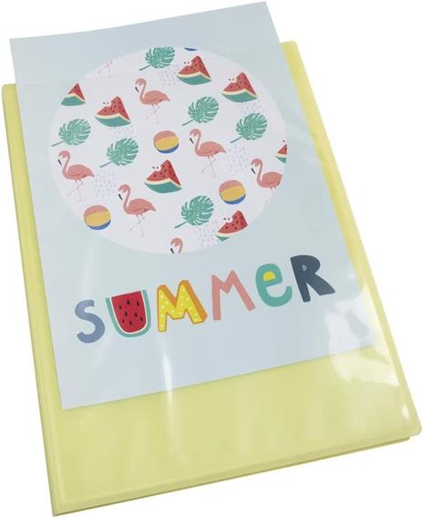 Portalistino A4 40 buste KREACOVER PASTEL - 6