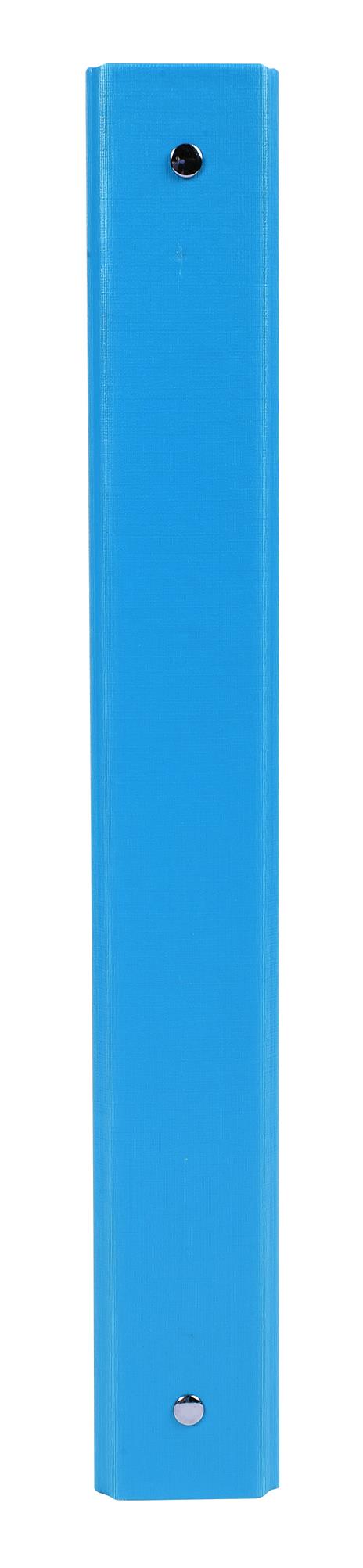 Quaderno ad anelli A4 Exacompta in PPL Foderato Opaco 4 anelli Azzurro - 3cm - 2