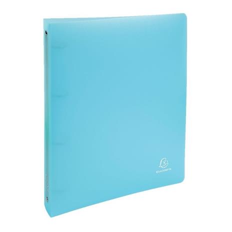 Quaderno Exacompta 4 Anelli A4 Maxi In Pp 30 Mm Chrom Pastel Azzurro