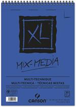 Album XL Mix Media Canson 30 fogli spirale lato corto A3 300g GF