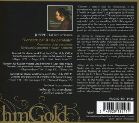Piano Concertos - CD Audio di Franz Joseph Haydn - 2