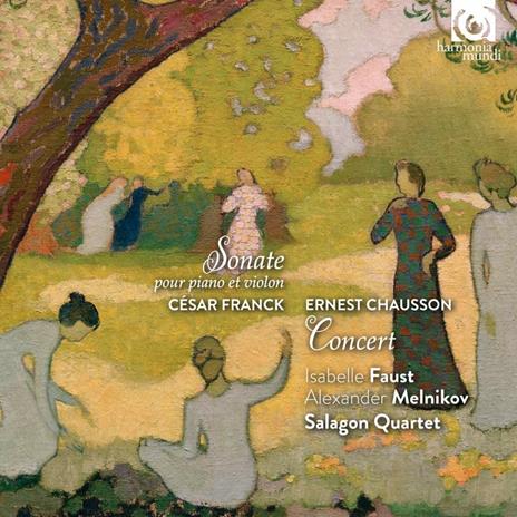 Sonate per pianoforte e violino / Concerto per pianoforte violino e quartetto d'archi - CD Audio di César Franck,Ernest Chausson,Alexander Melnikov,Isabelle Faust
