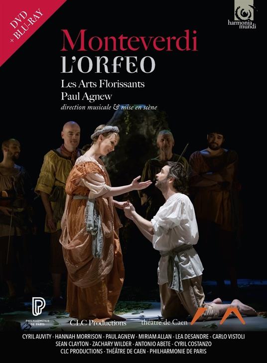 L'Orfeo (DVD + Blu-ray) - DVD + Blu-ray di Claudio Monteverdi
