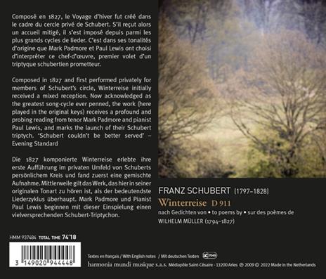 Winterreise - CD Audio di Franz Schubert - 2