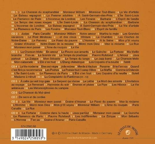 Monsieur mon passe - CD Audio di Léo Ferré - 2