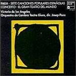 7 Canciones populares españolas - Concerto per clavicembalo, flauto, oboe, clarinetto, violino e violoncello - Psyché - CD Audio di Manuel De Falla