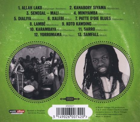 Kanabory Siyama - CD Audio di Diabel Cissokho - 2