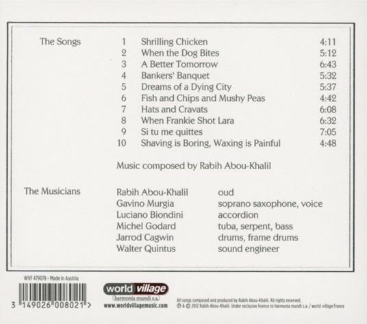 Hungry People - CD Audio di Rabih Abou-Khalil - 2