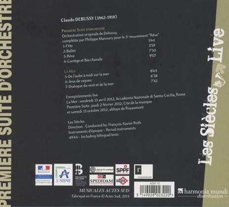La Mer - CD Audio di Claude Debussy - 2
