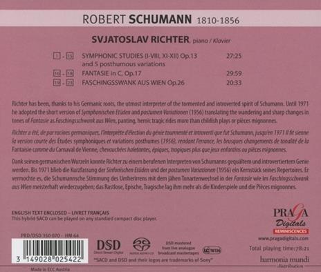 Etudes Symphoniques - SuperAudio CD di Robert Schumann - 2