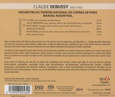 La Mer-Salut.. - SuperAudio CD di Claude Debussy - 2