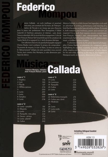 Musica Callada - CD Audio di Frederic Mompou - 2