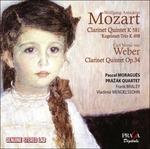 Quintetto con clarinetto K581 - Quintetto con clarinetto op.34 - CD Audio di Wolfgang Amadeus Mozart,Carl Maria Von Weber