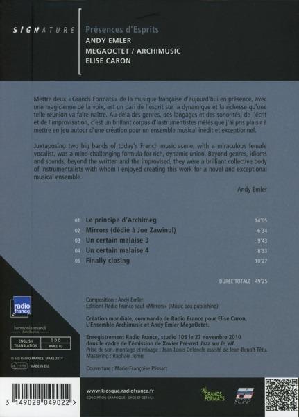 Presences d'Esprits - CD Audio di Andy Emler - 2