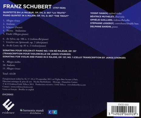 Trout - CD Audio di Franz Schubert - 2